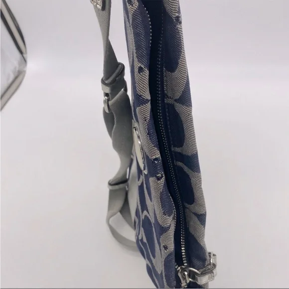 Coach Black and Silver Crossbody Bag - Picture 5 of 8